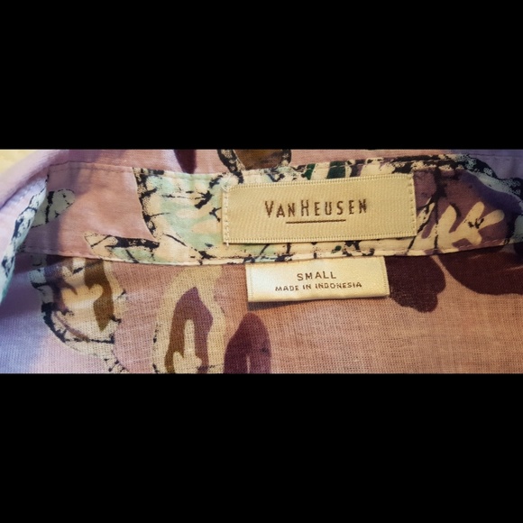 VanHeusen floral button down shirt - Picture 8 of 8